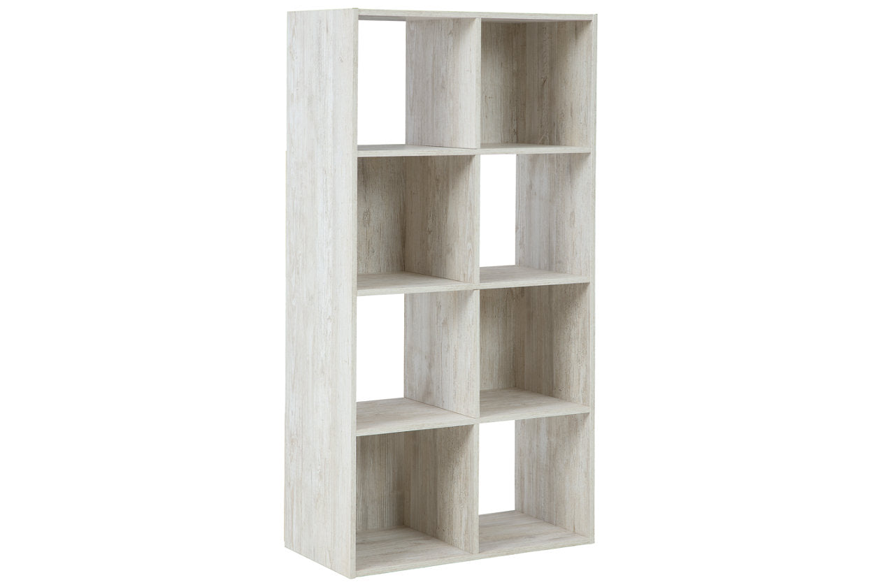 Paxberry Whitewash Eight Cube Organizer - EA1811-4X2 - Luna Furniture - Dallas Store