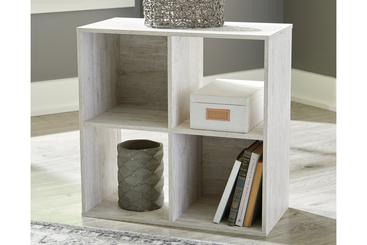 Paxberry Whitewash Four Cube Organizer - EA1811-2X2 - Luna Furniture - Dallas Store
