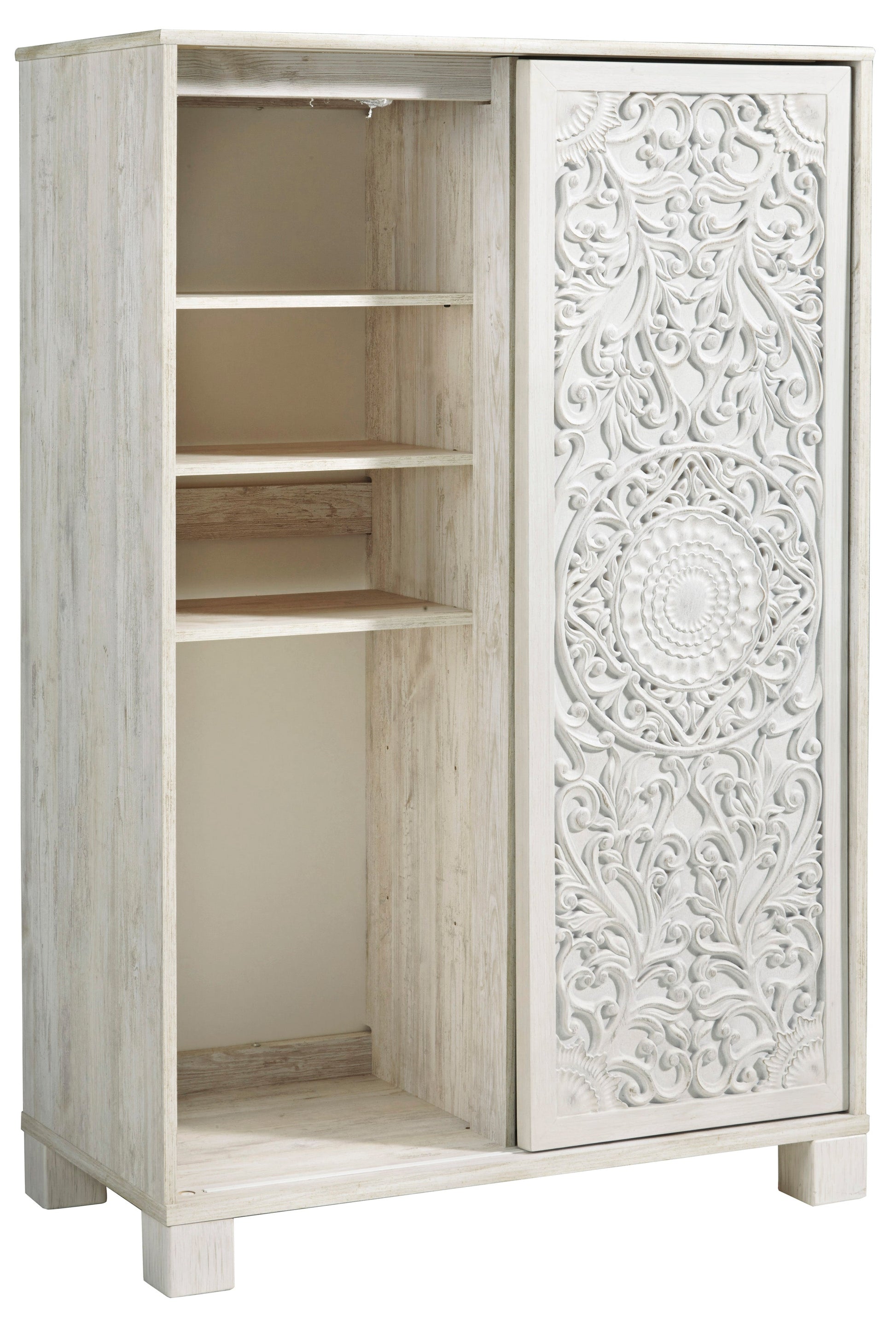 Paxberry Whitewash Panel Bedroom Set - SET | B181-54 | B181-57 | B181-31 | B181-36 - Luna Furniture - Dallas Store
