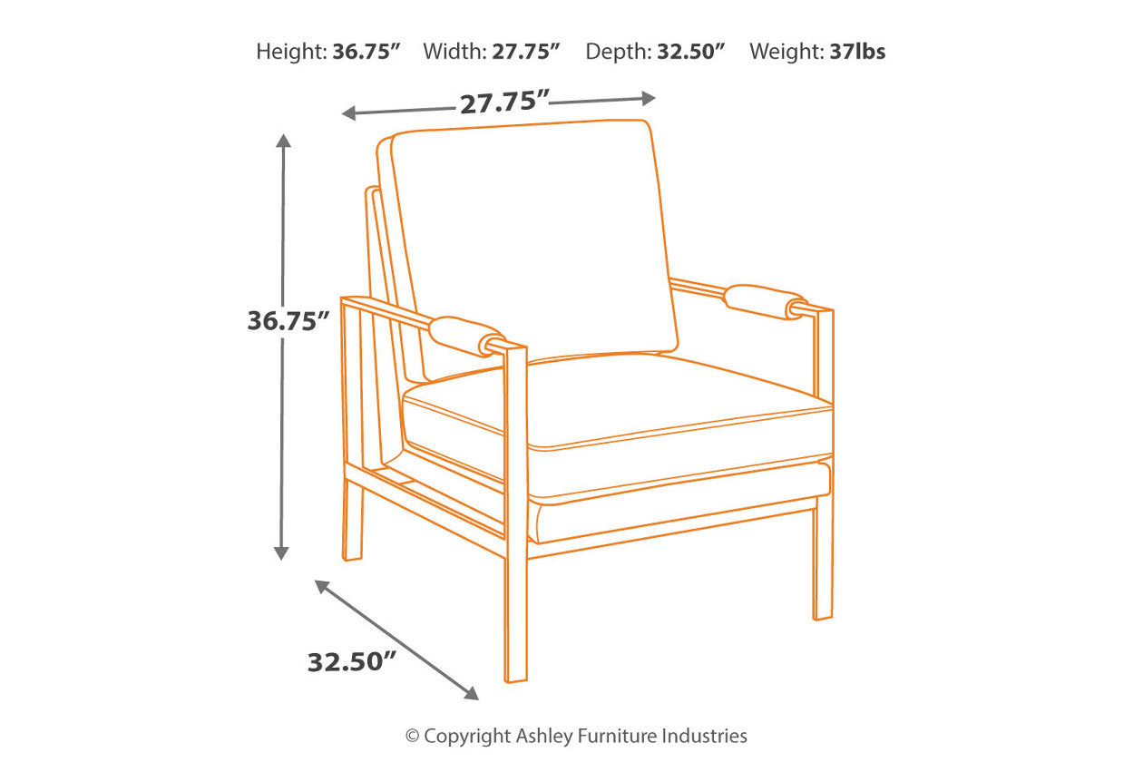 Peacemaker Brown Accent Chair - A3000029 - Luna Furniture - Dallas Store