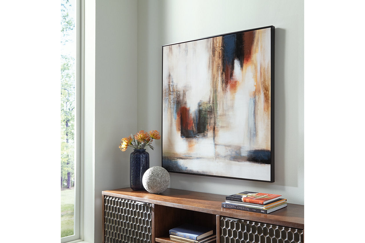 Pigeonford Multi Wall Art - A8000348 - Luna Furniture - Dallas Store