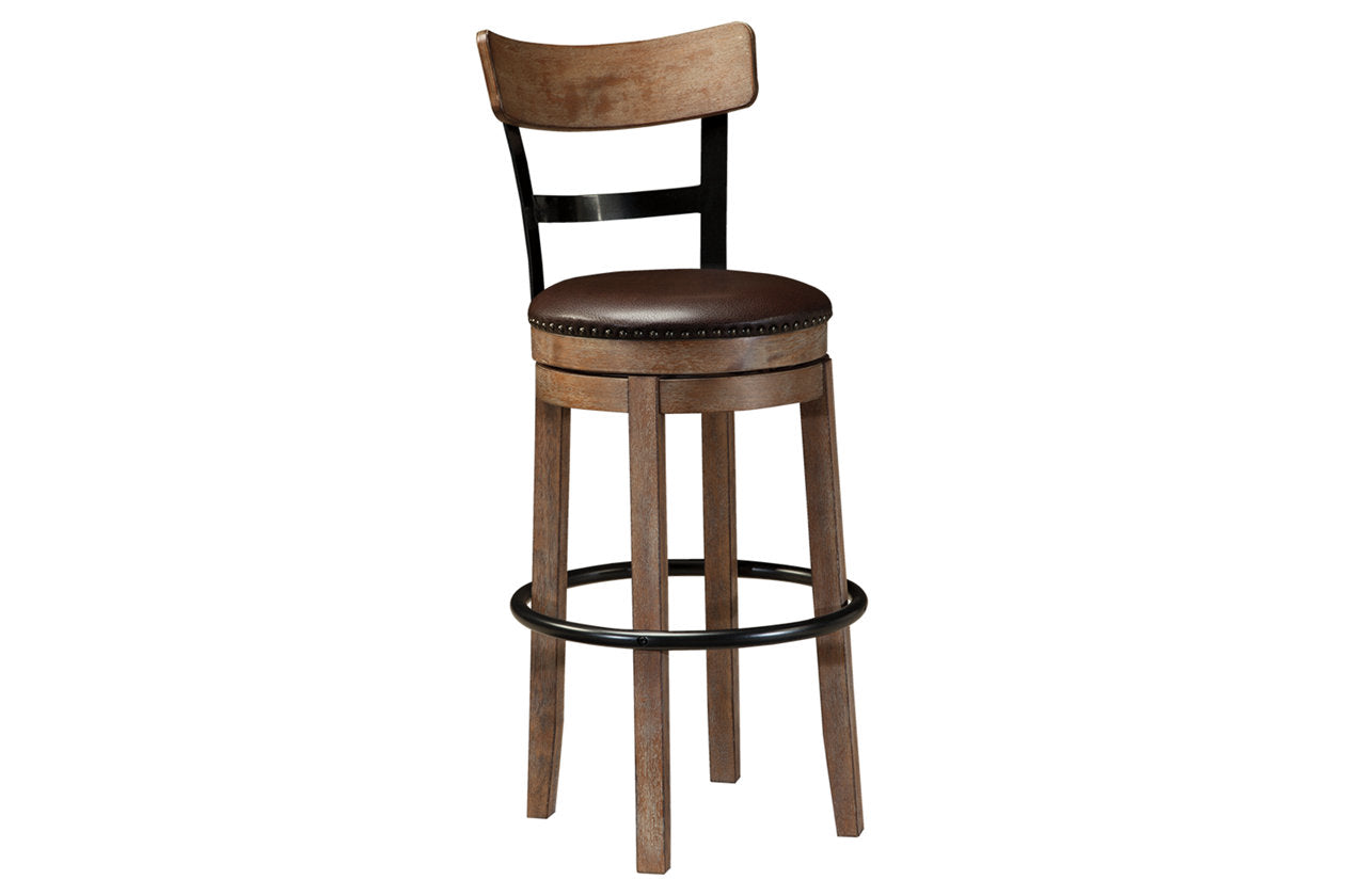 Pinnadel Light Brown Bar Height Barstool - D542-130 - Luna Furniture - Dallas Store