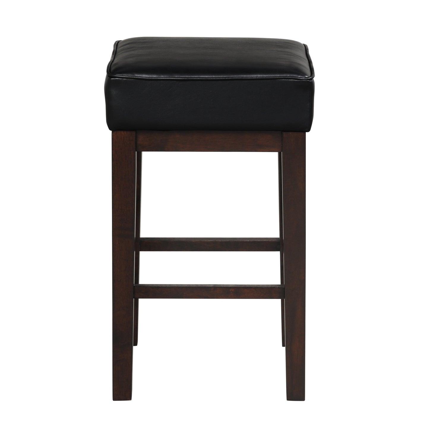 Pittsville Black/Espresso Counter Height Stool, Set of 2 - 5684BK-24 - Luna Furniture - Dallas Store