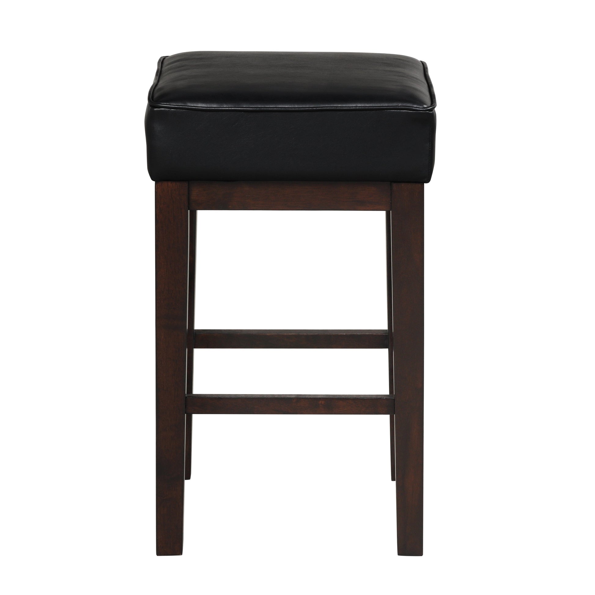 Pittsville Black/Espresso Counter Height Stool, Set of 2 - 5684BK-24 - Luna Furniture - Dallas Store