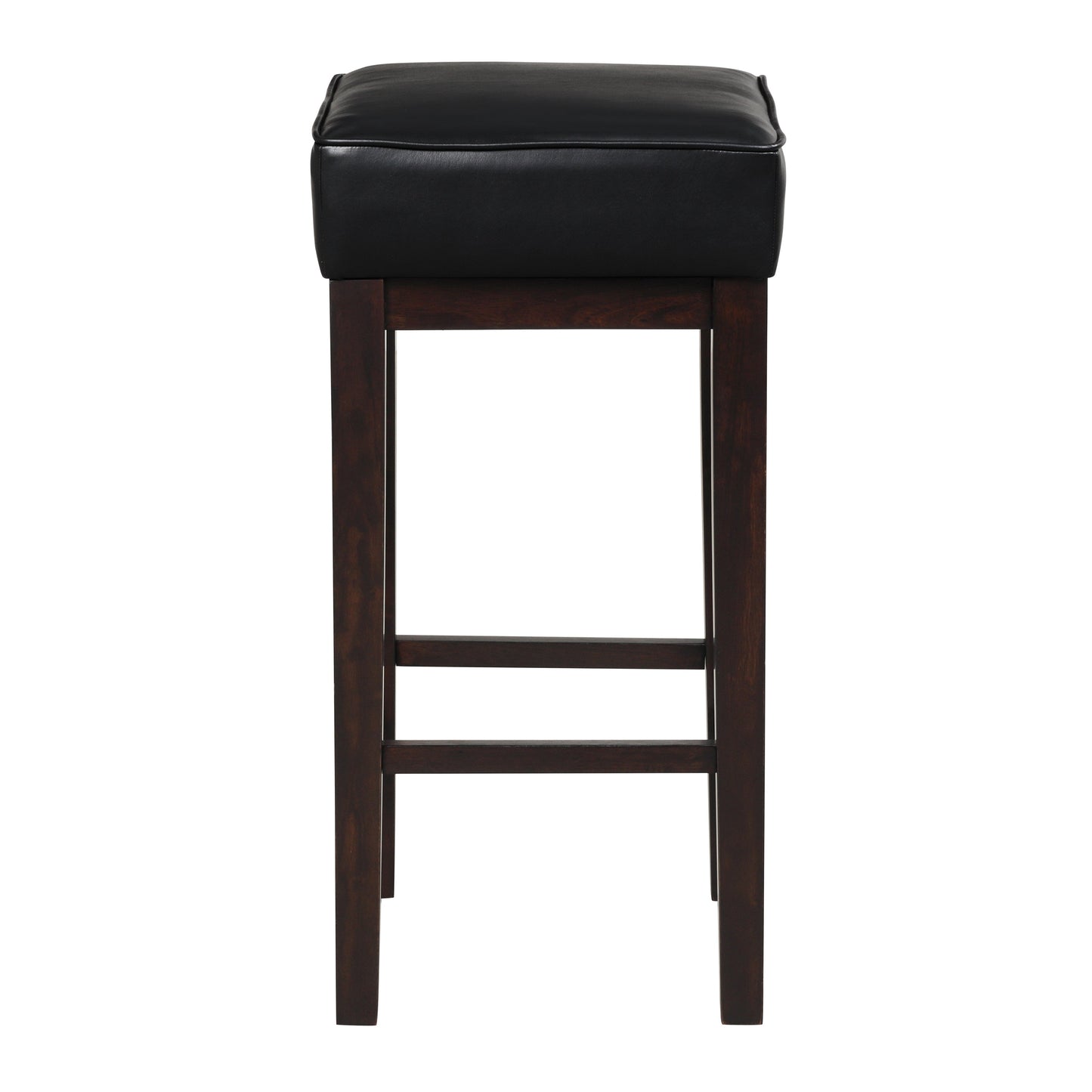 Pittsville Black/Espresso Pub Height Stool, Set of 2 - 5684BK-29 - Luna Furniture - Dallas Store