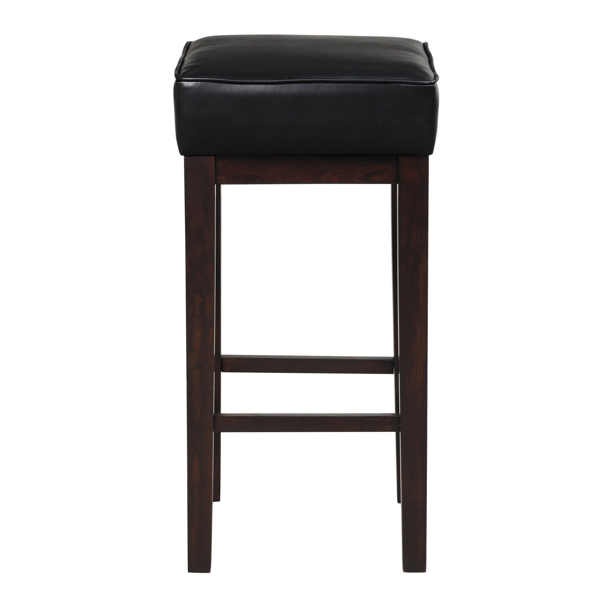 Pittsville Black/Espresso Pub Height Stool, Set of 2 - 5684BK-29 - Luna Furniture - Dallas Store