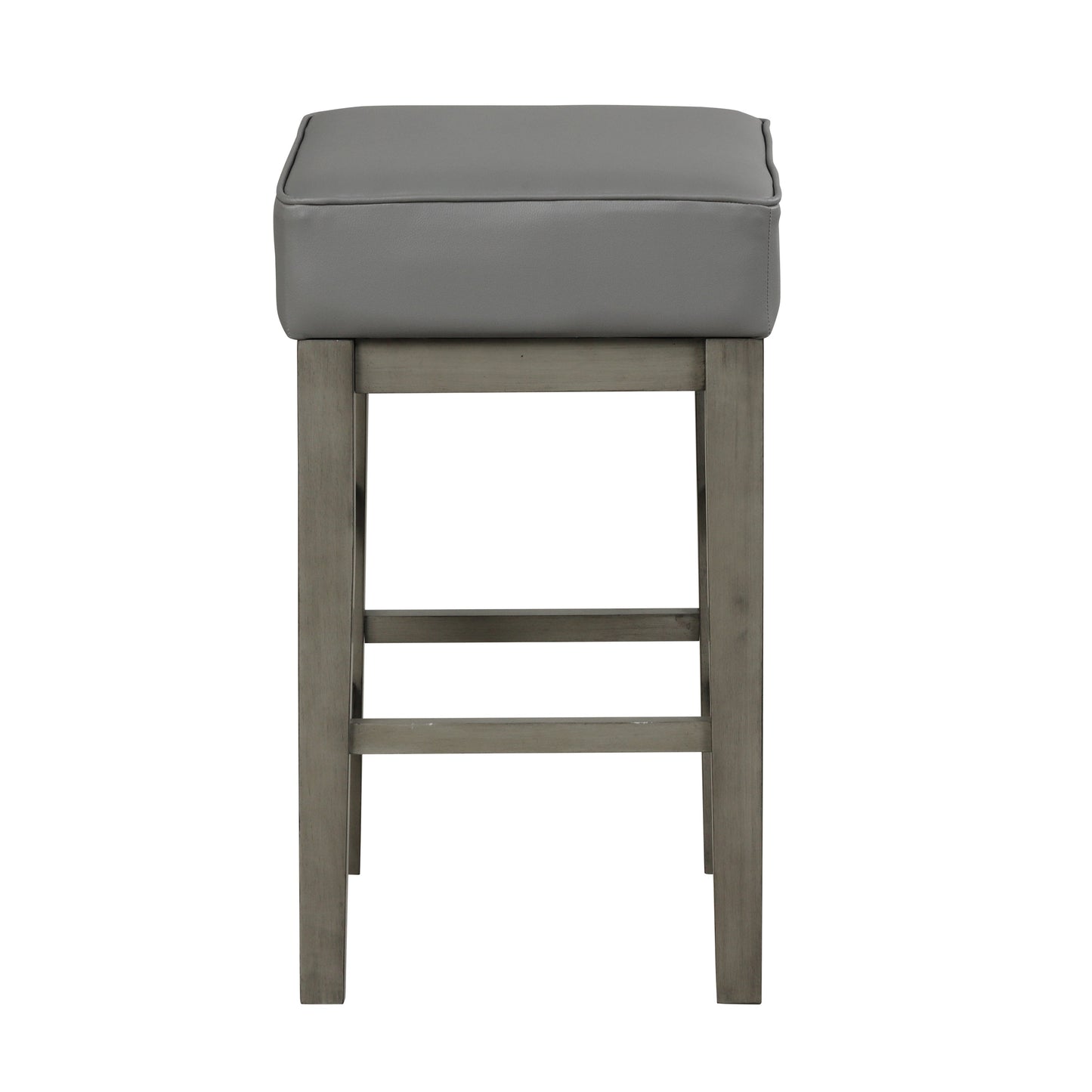 Pittsville Gray/Espresso Counter Height Stool, Set of 2 - 5684GY-24 - Luna Furniture - Dallas Store