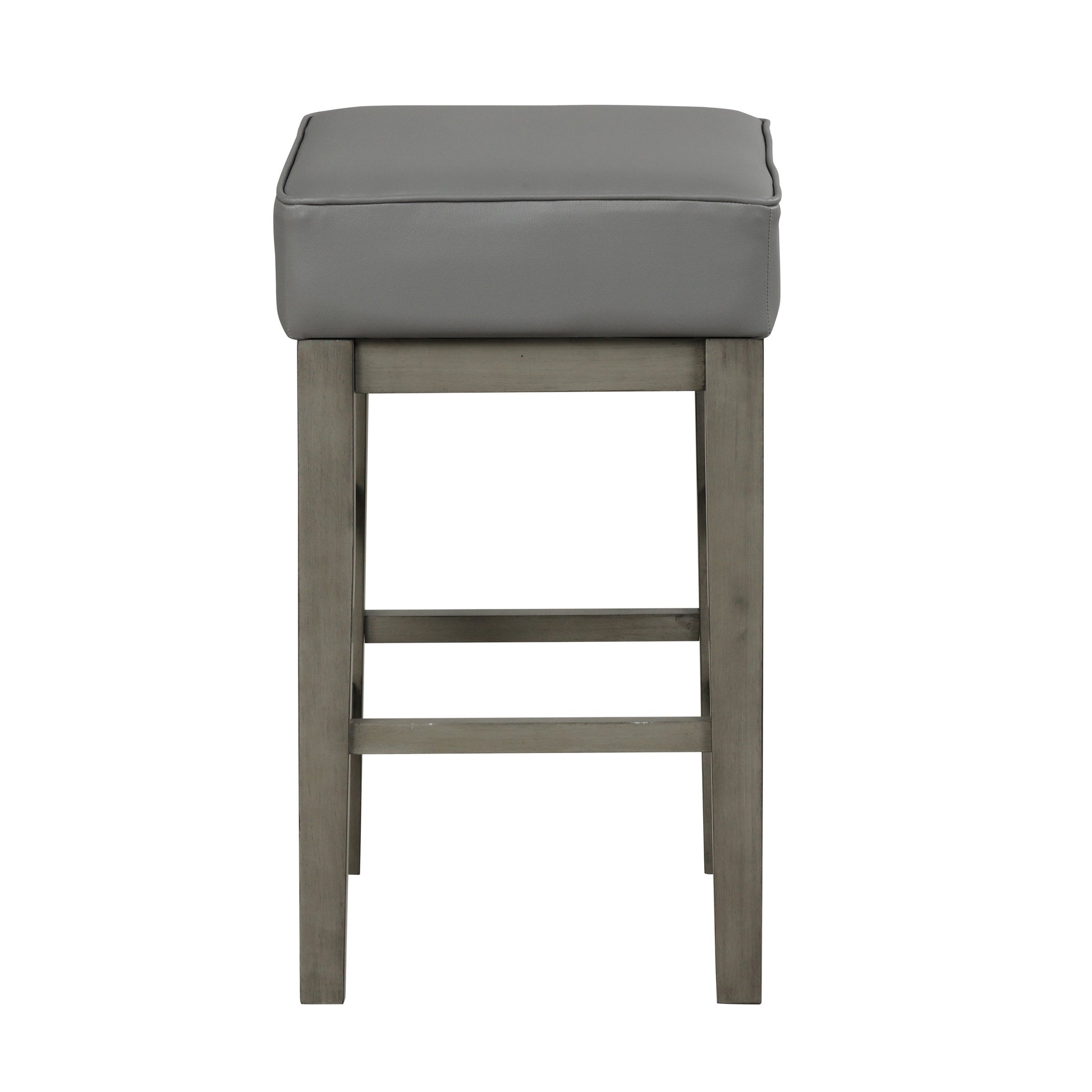 Pittsville Gray/Espresso Counter Height Stool, Set of 2 - 5684GY-24 - Luna Furniture - Dallas Store