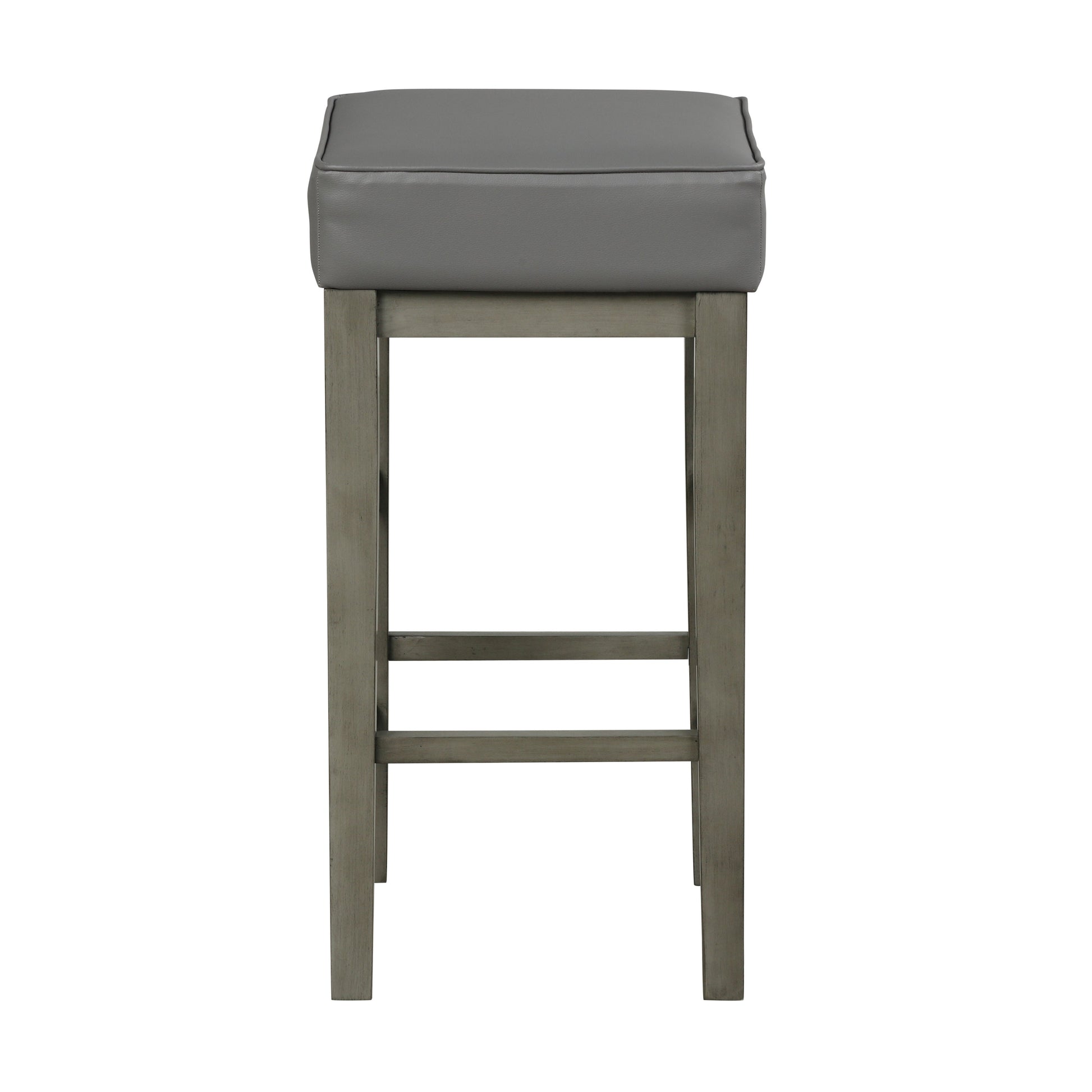 Pittsville Gray/Espresso Pub Height Stool, Set of 2 - 5684GY-29 - Luna Furniture - Dallas Store