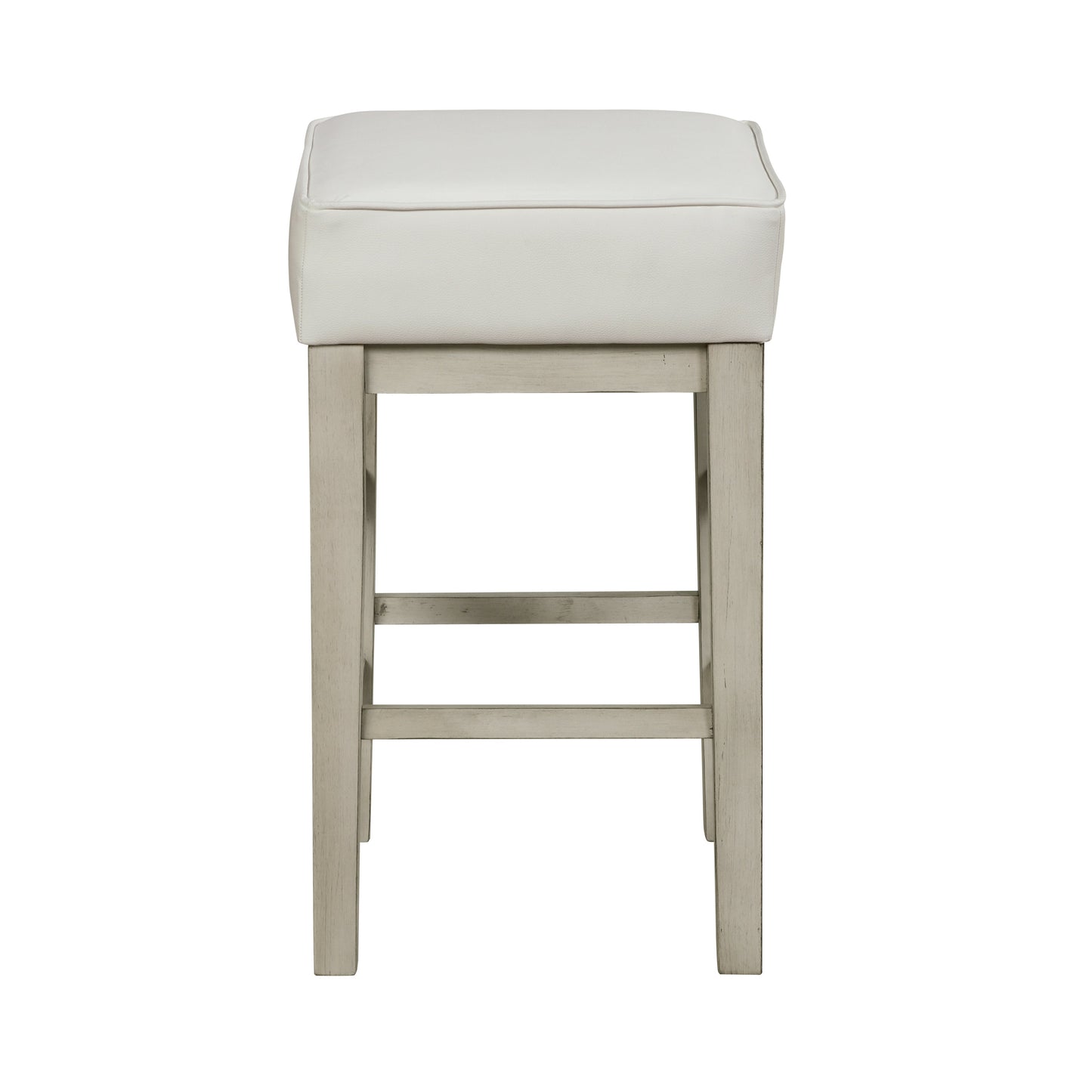 Pittsville White/Espresso Counter Height Stool, Set of 2 - 5684WH-24 - Luna Furniture - Dallas Store