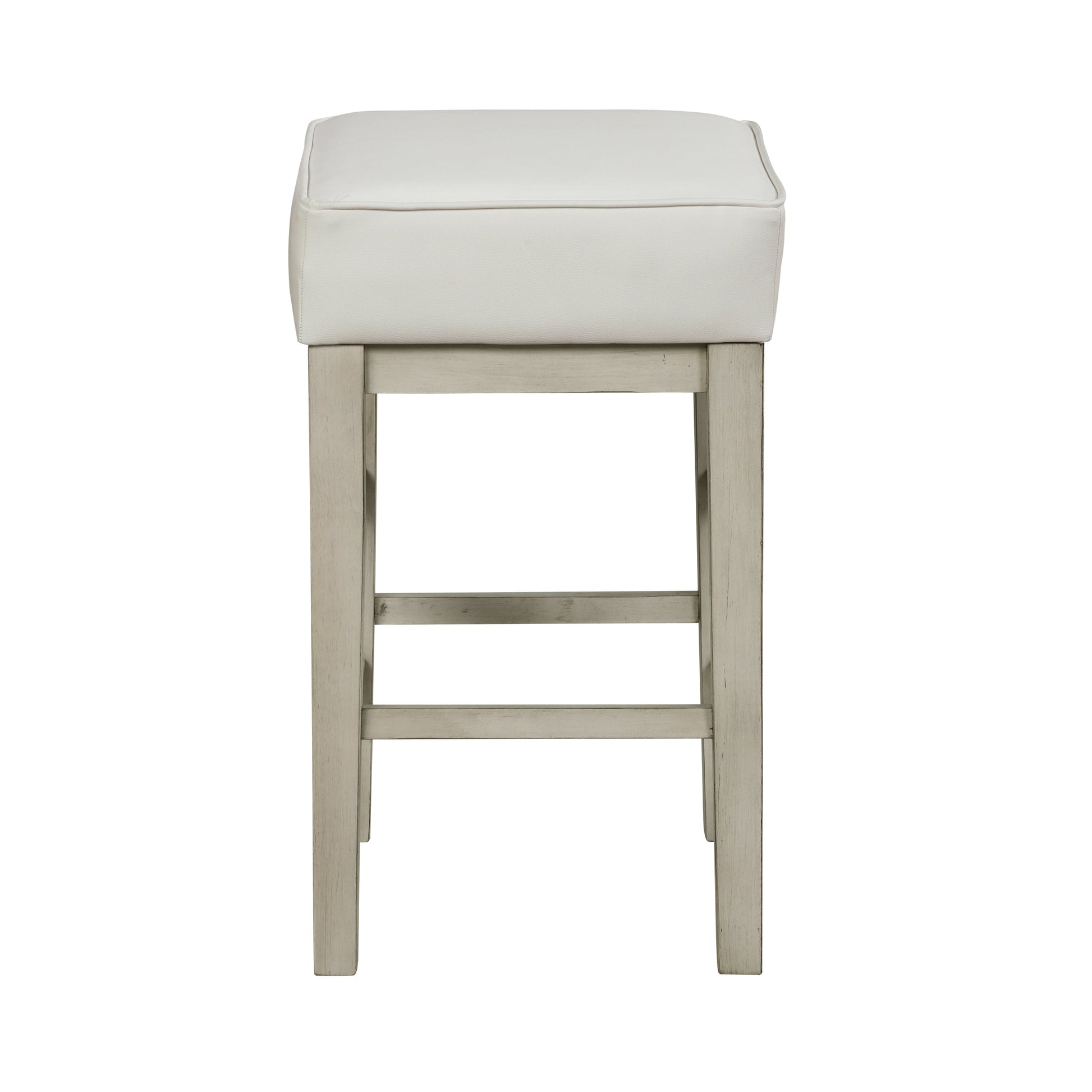Pittsville White/Espresso Counter Height Stool, Set of 2 - 5684WH-24 - Luna Furniture - Dallas Store