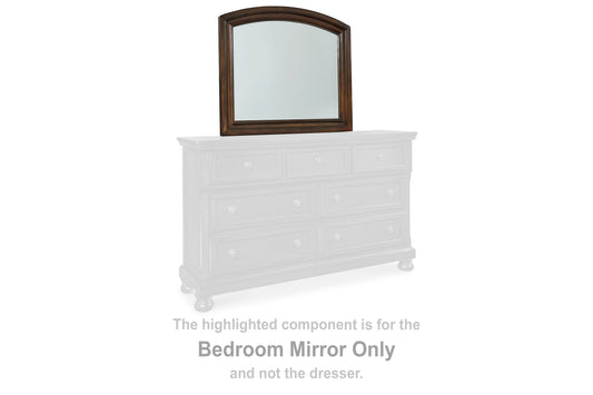 Porter Rustic Brown Bedroom Mirror (Mirror Only) - B697-36 - Luna Furniture - Dallas Store