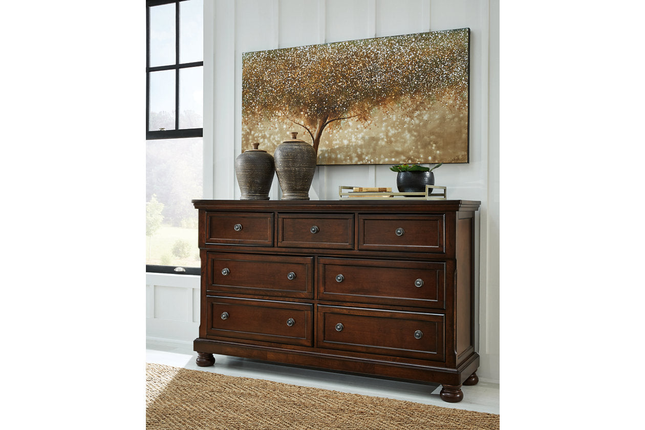 Porter Rustic Brown Dresser - B697-31 - Luna Furniture - Dallas Store