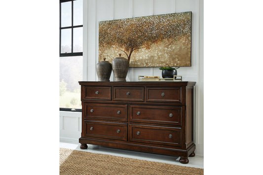 Porter Rustic Brown Dresser - B697-31 - Luna Furniture - Dallas Store