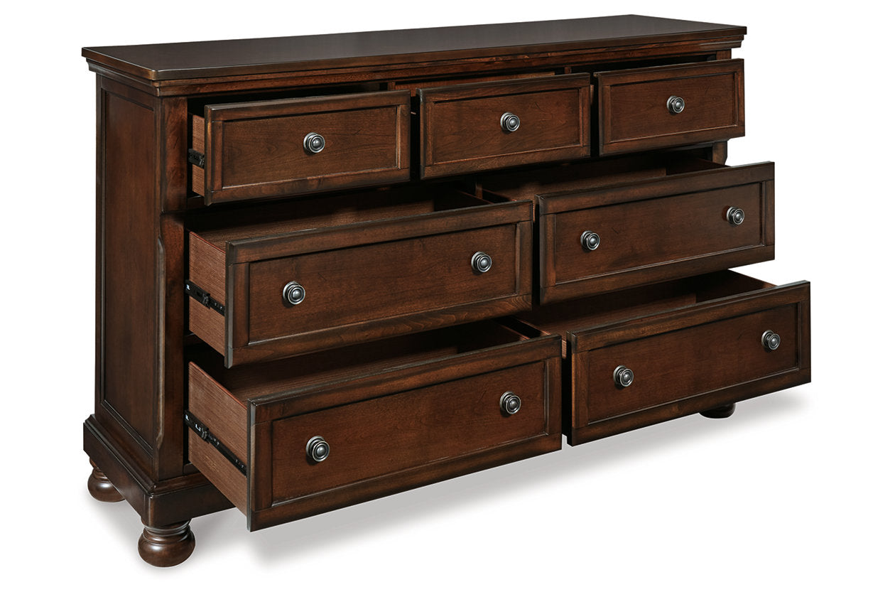 Porter Rustic Brown Dresser - B697-31 - Luna Furniture - Dallas Store