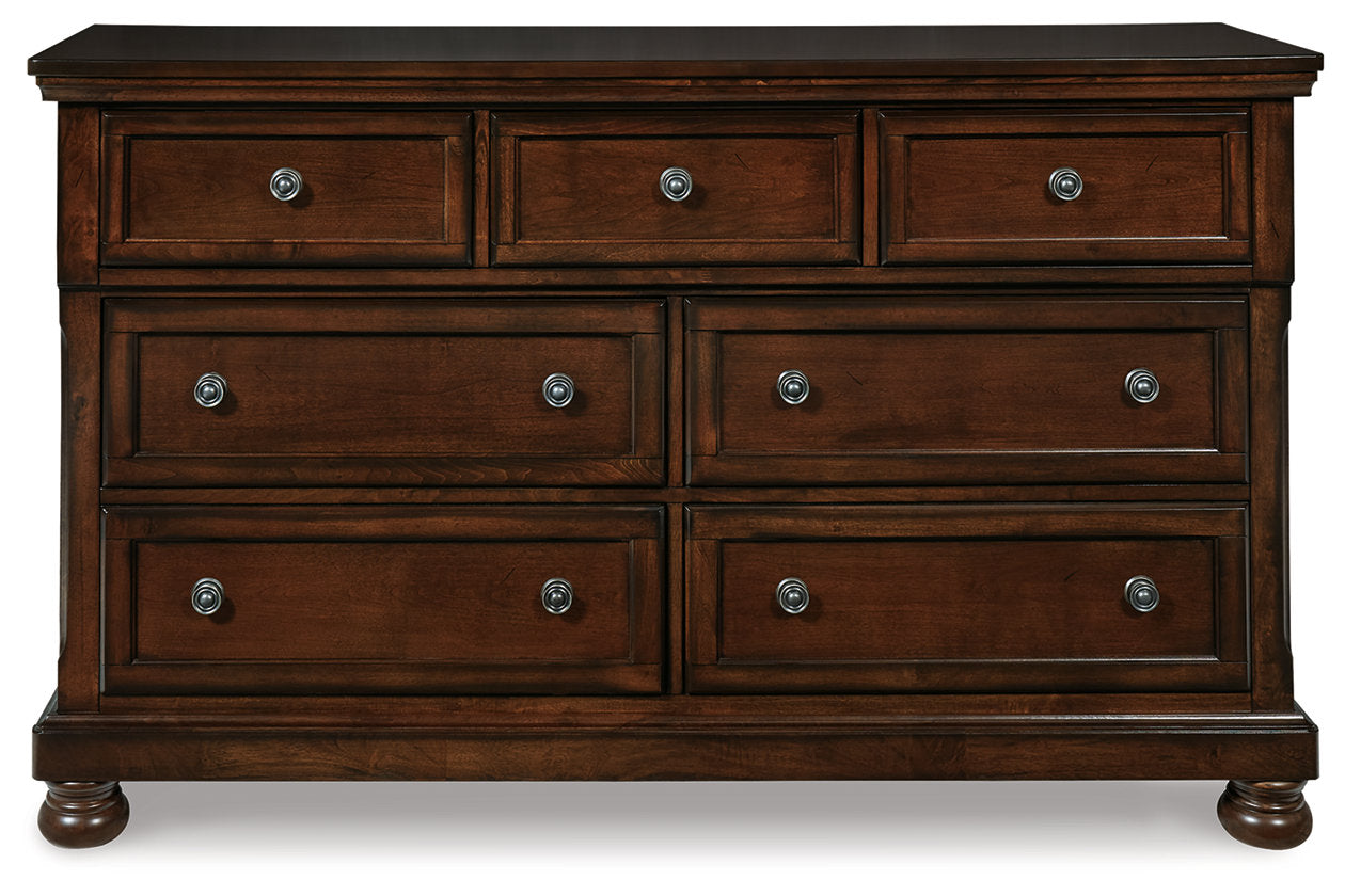 Porter Rustic Brown Dresser - B697-31 - Luna Furniture - Dallas Store