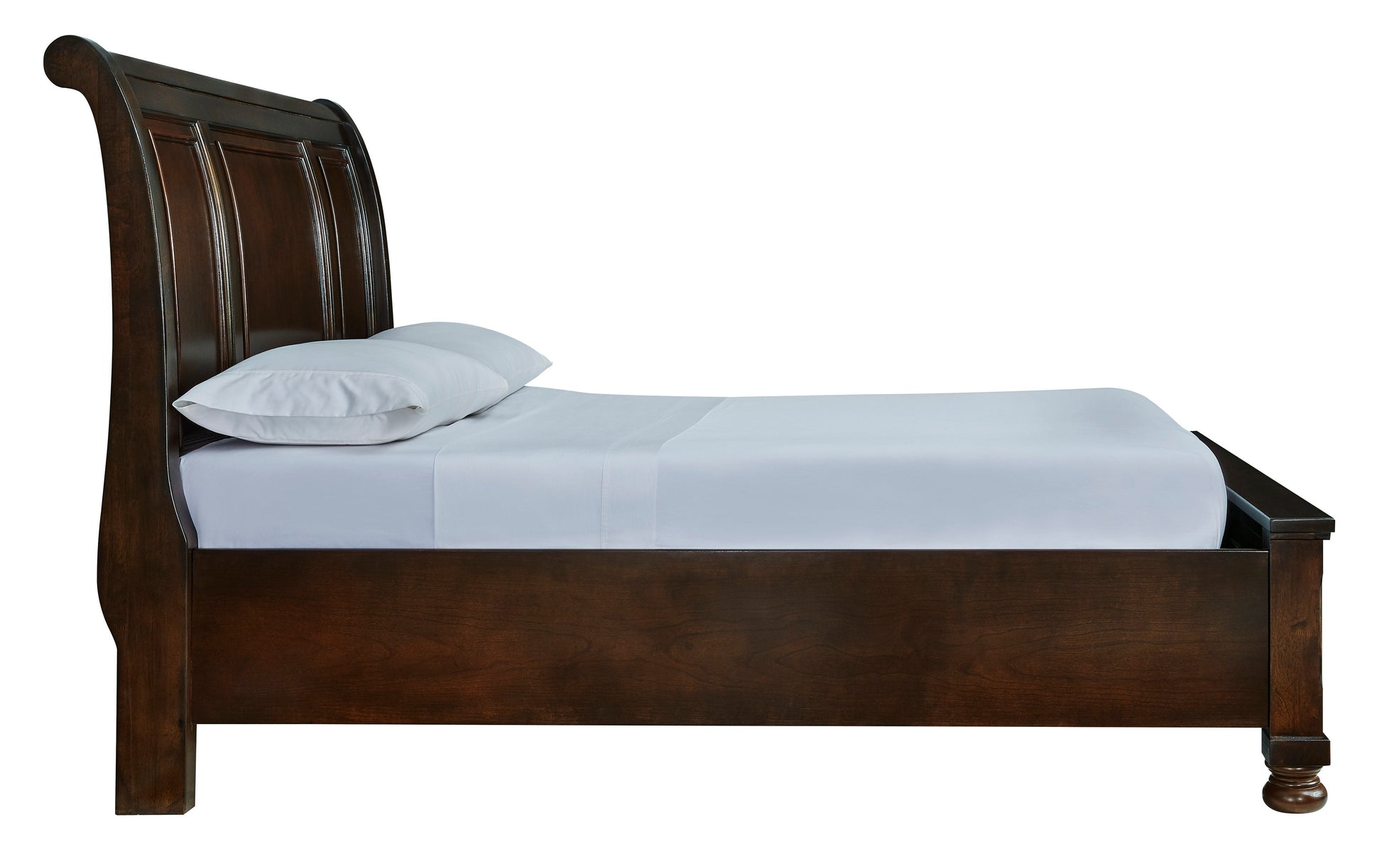 Porter Rustic Brown Footboard Storage Sleigh Platform Bedroom Set - SET | B697-76 | B697-78 | B697-99 | B697-31 | B697-92 - Luna Furniture - Dallas Store