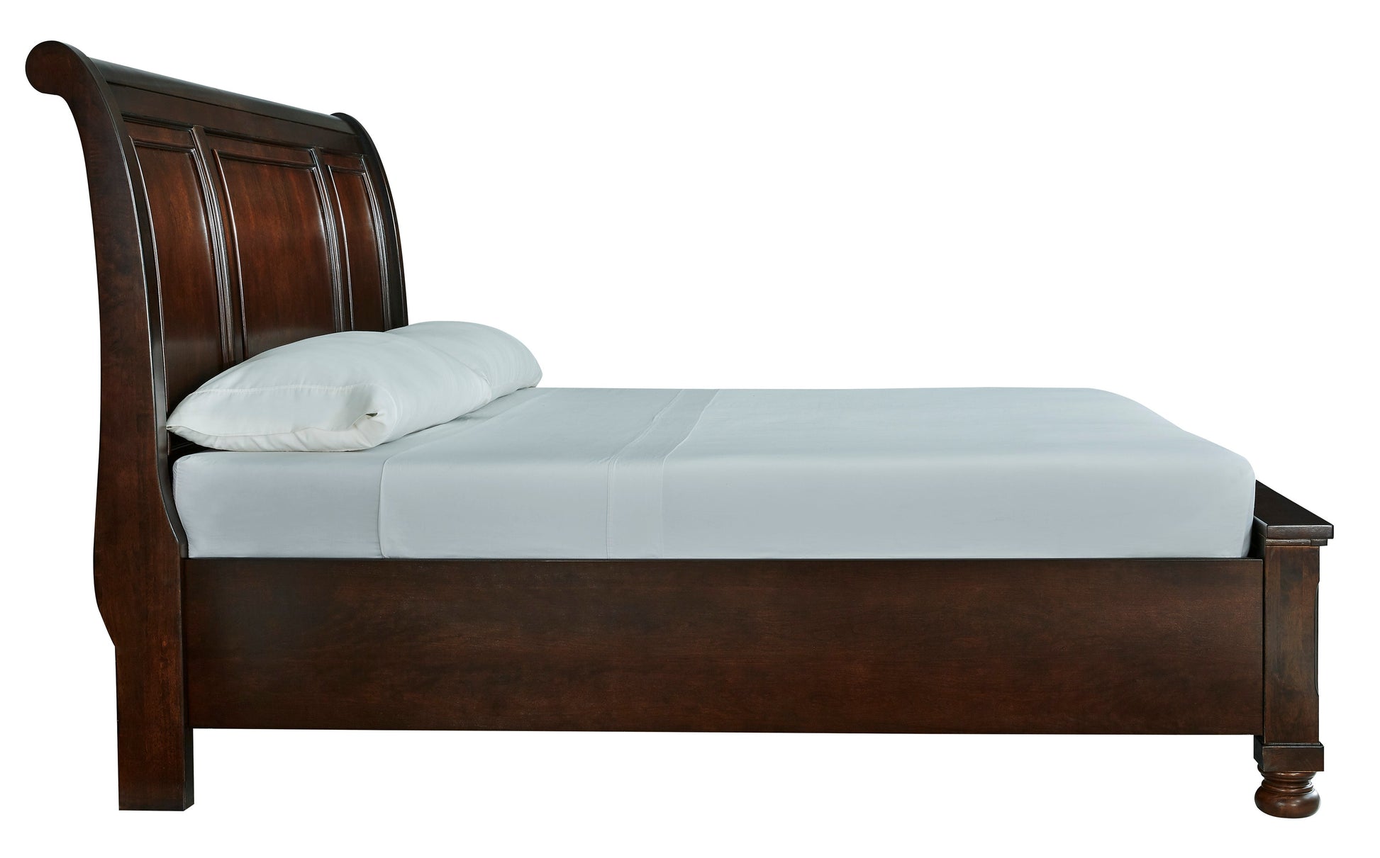 Porter Rustic Brown Footboard Storage Sleigh Platform Bedroom Set - SET | B697-76 | B697-78 | B697-99 | B697-31 | B697-92 - Luna Furniture - Dallas Store