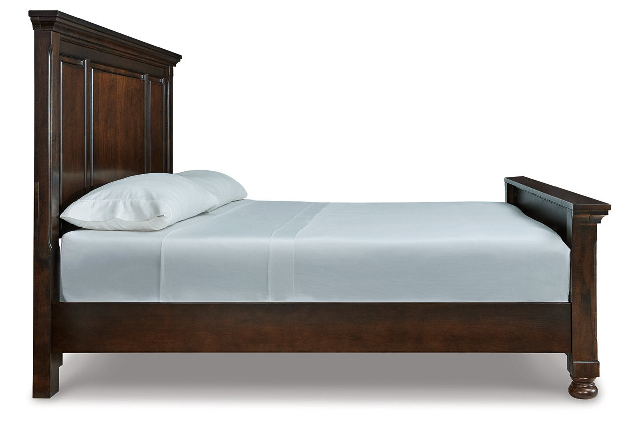 Porter Rustic Brown King Panel Bed - SET | B697-56 | B697-58 | B697-97 - Luna Furniture - Dallas Store