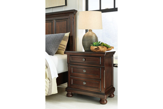 Porter Rustic Brown Nightstand - B697-92 - Luna Furniture - Dallas Store