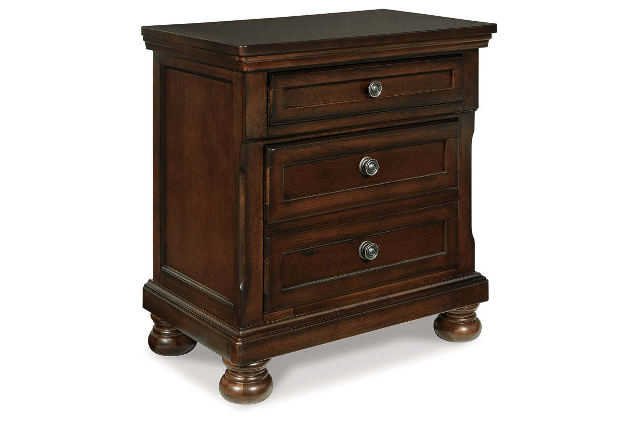 Porter Rustic Brown Nightstand - B697-92 - Luna Furniture - Dallas Store