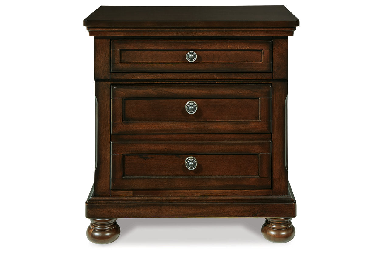 Porter Rustic Brown Nightstand - B697-92 - Luna Furniture - Dallas Store