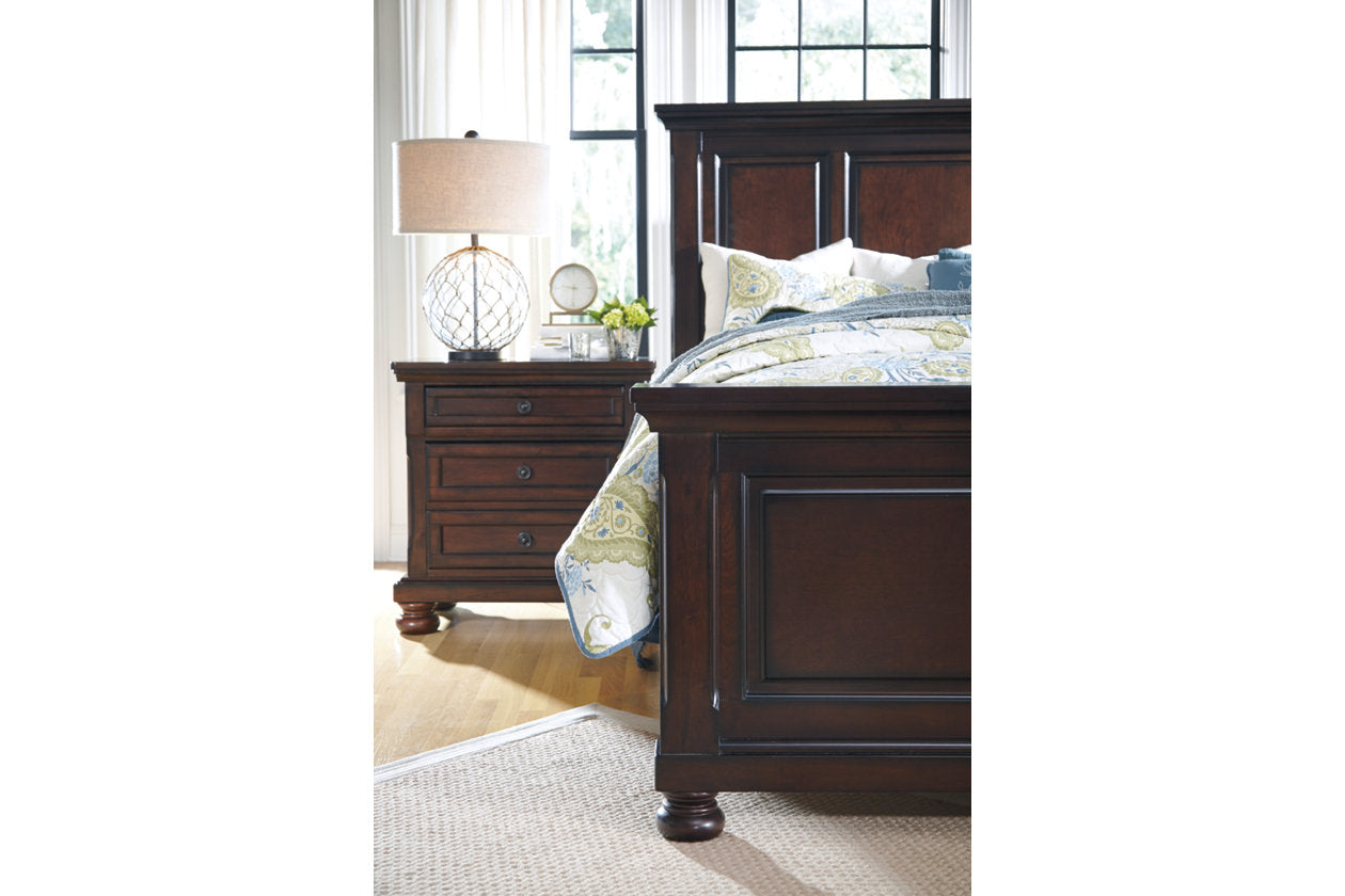 Porter Rustic Brown Nightstand - B697-92 - Luna Furniture - Dallas Store