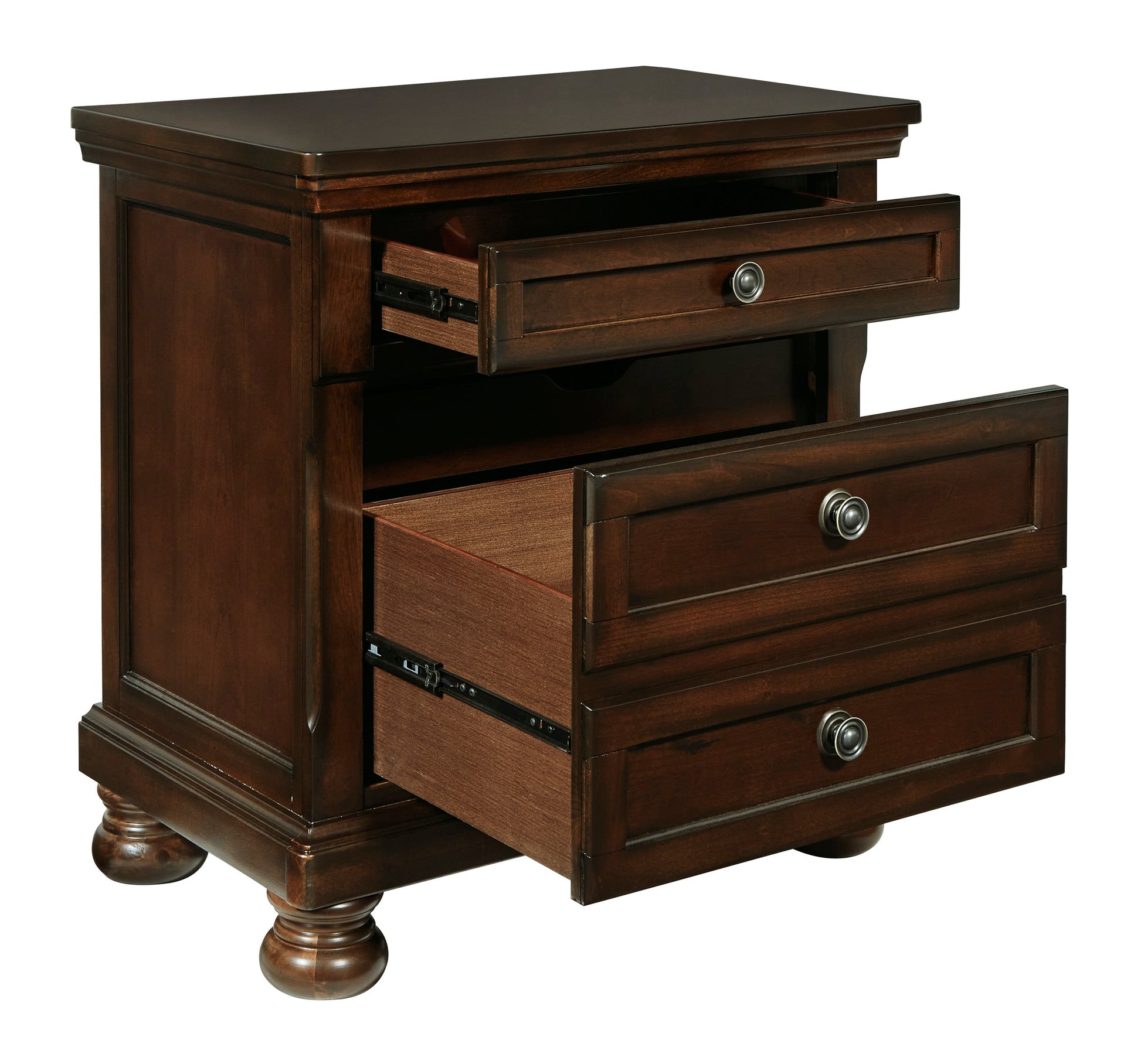 Porter Rustic Brown Panel Bedroom Set - SET | B697-54 | B697-57 | B697-96 | B697-31 | B697-92 - Luna Furniture - Dallas Store