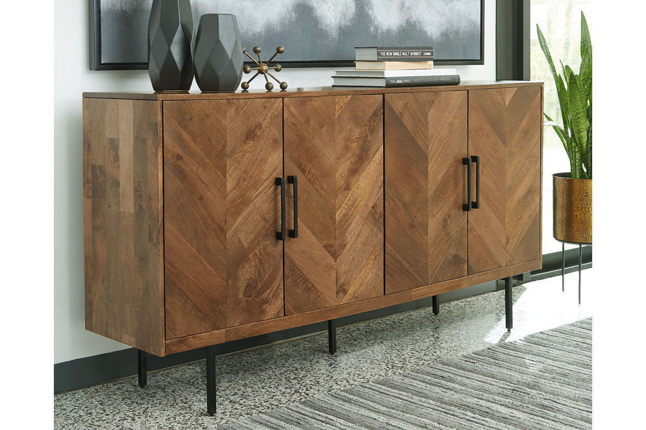 Prattville Brown Accent Cabinet - A4000308 - Luna Furniture - Dallas Store