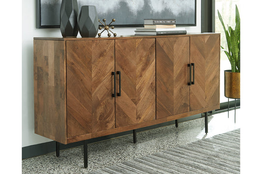 Prattville Brown Accent Cabinet - A4000308 - Luna Furniture - Dallas Store