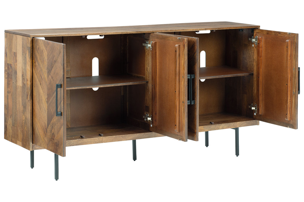 Prattville Brown Accent Cabinet - A4000308 - Luna Furniture - Dallas Store