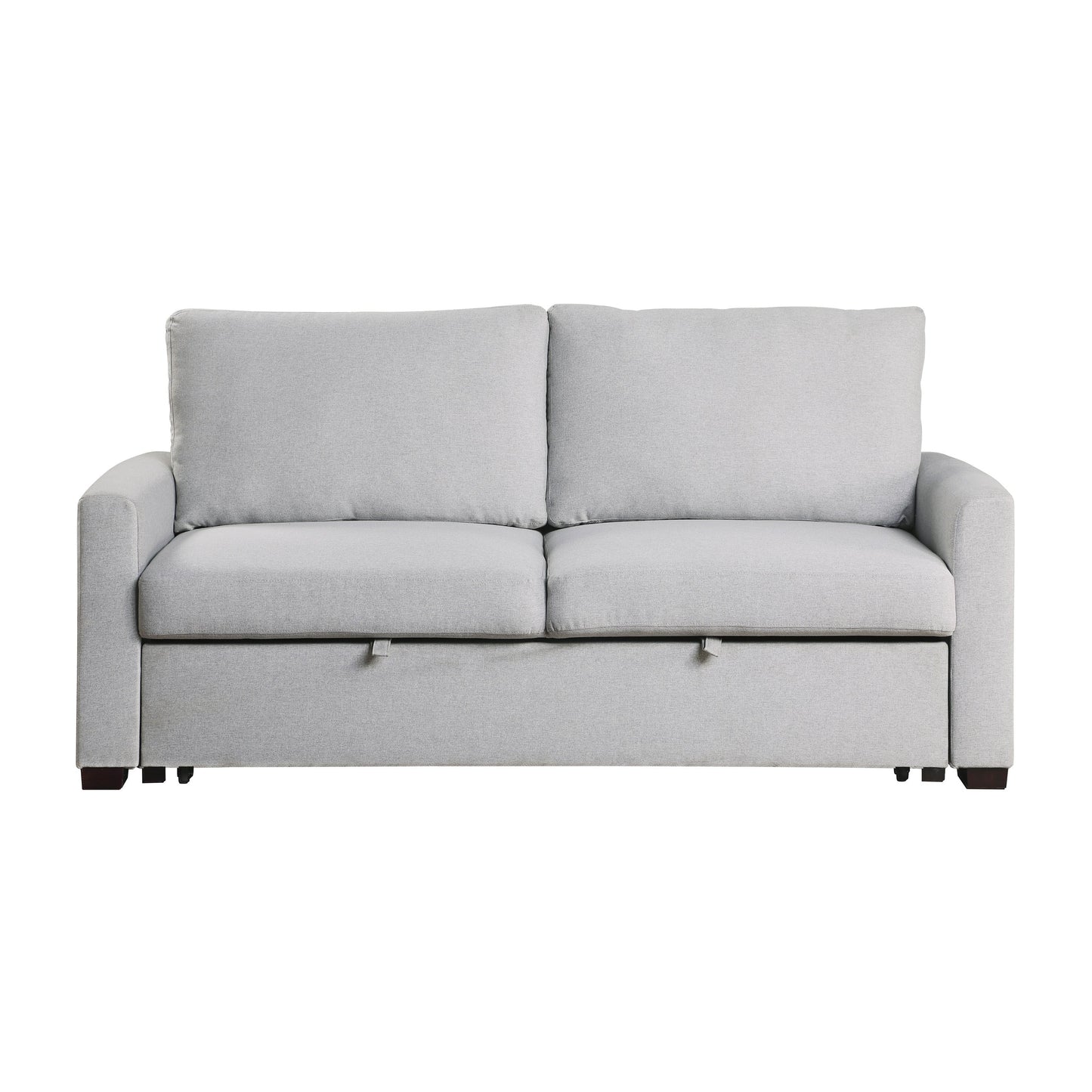 Price Gray Convertible Studio Sofa with Pull-out Bed - 9525RF-3CL - Luna Furniture - Dallas Store
