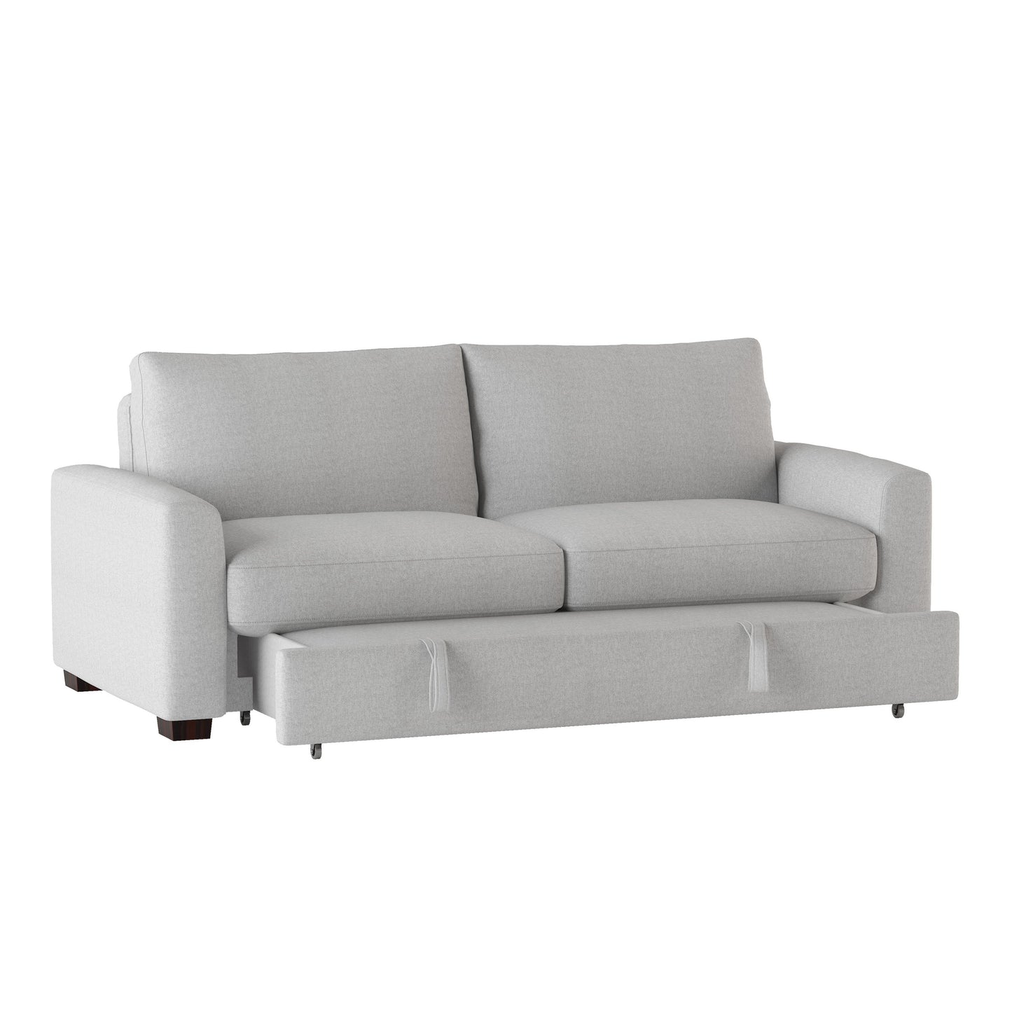 Price Gray Convertible Studio Sofa with Pull-out Bed - 9525RF-3CL - Luna Furniture - Dallas Store