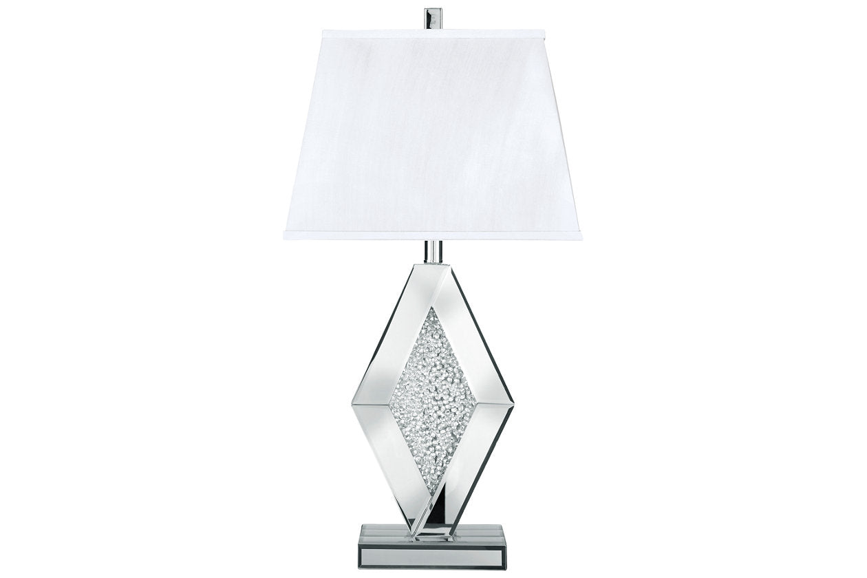 Prunella Silver Finish Table Lamp - L429034 - Luna Furniture - Dallas Store