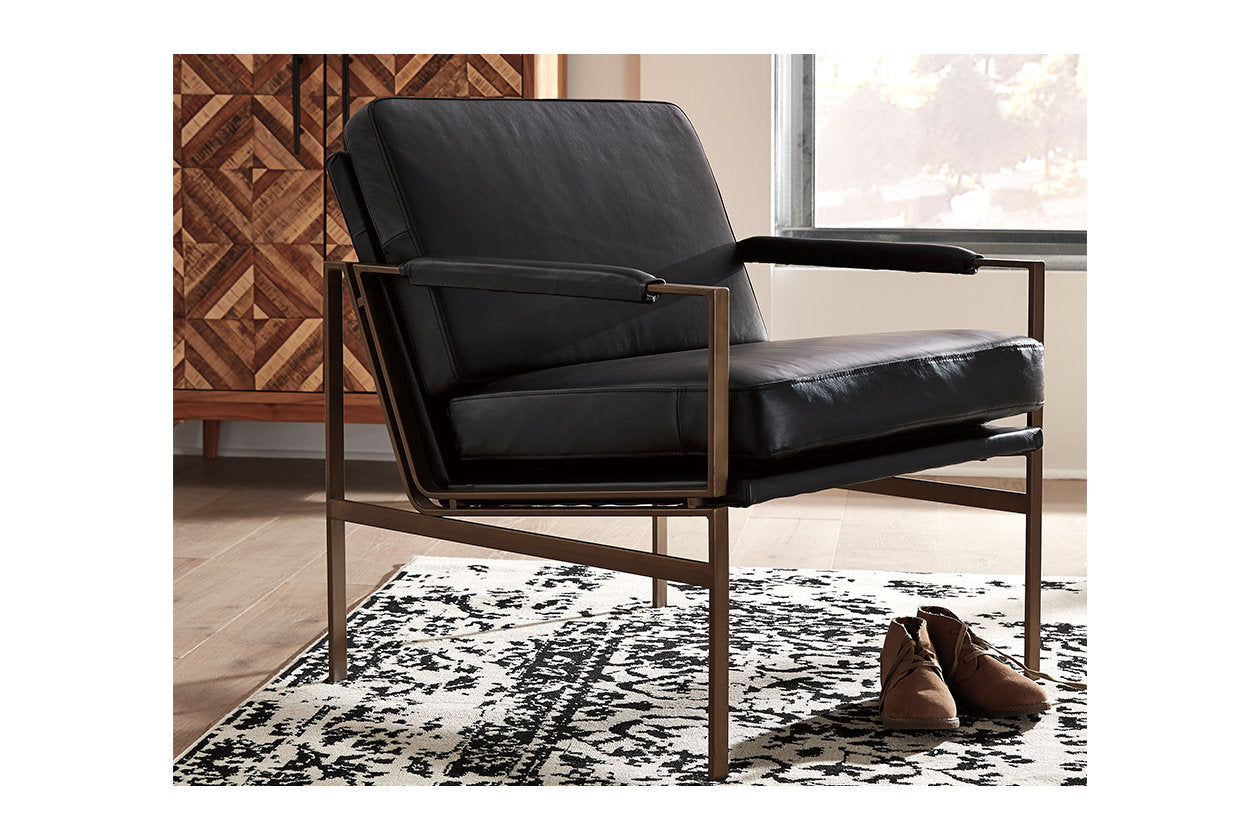 Puckman Black Accent Chair - A3000192 - Luna Furniture - Dallas Store