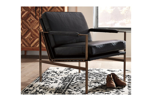 Puckman Black Accent Chair - A3000192 - Luna Furniture - Dallas Store