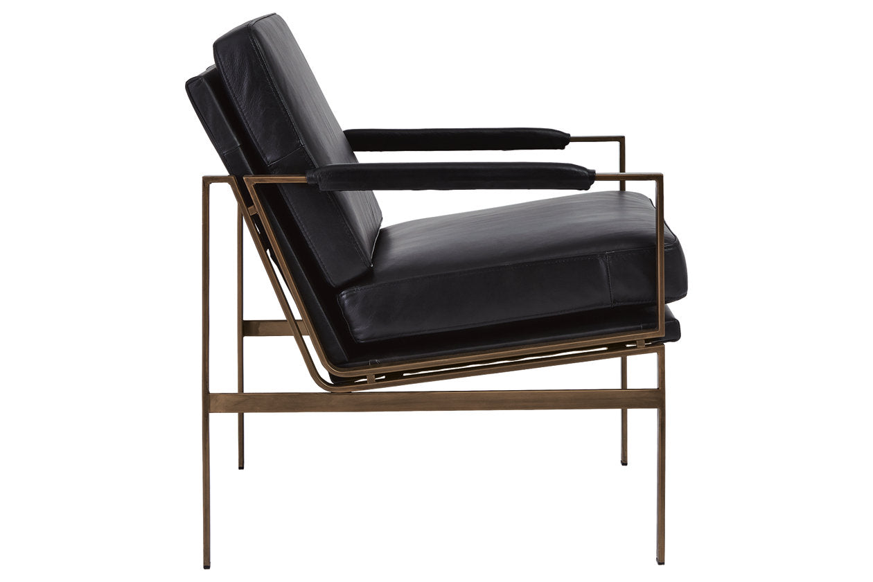 Puckman Black Accent Chair - A3000192 - Luna Furniture - Dallas Store