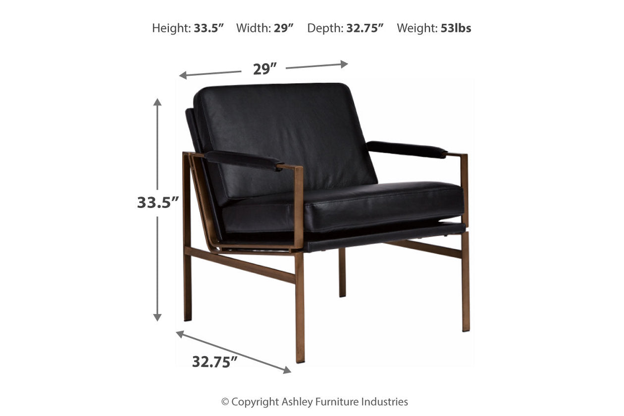 Puckman Black Accent Chair - A3000192 - Luna Furniture - Dallas Store