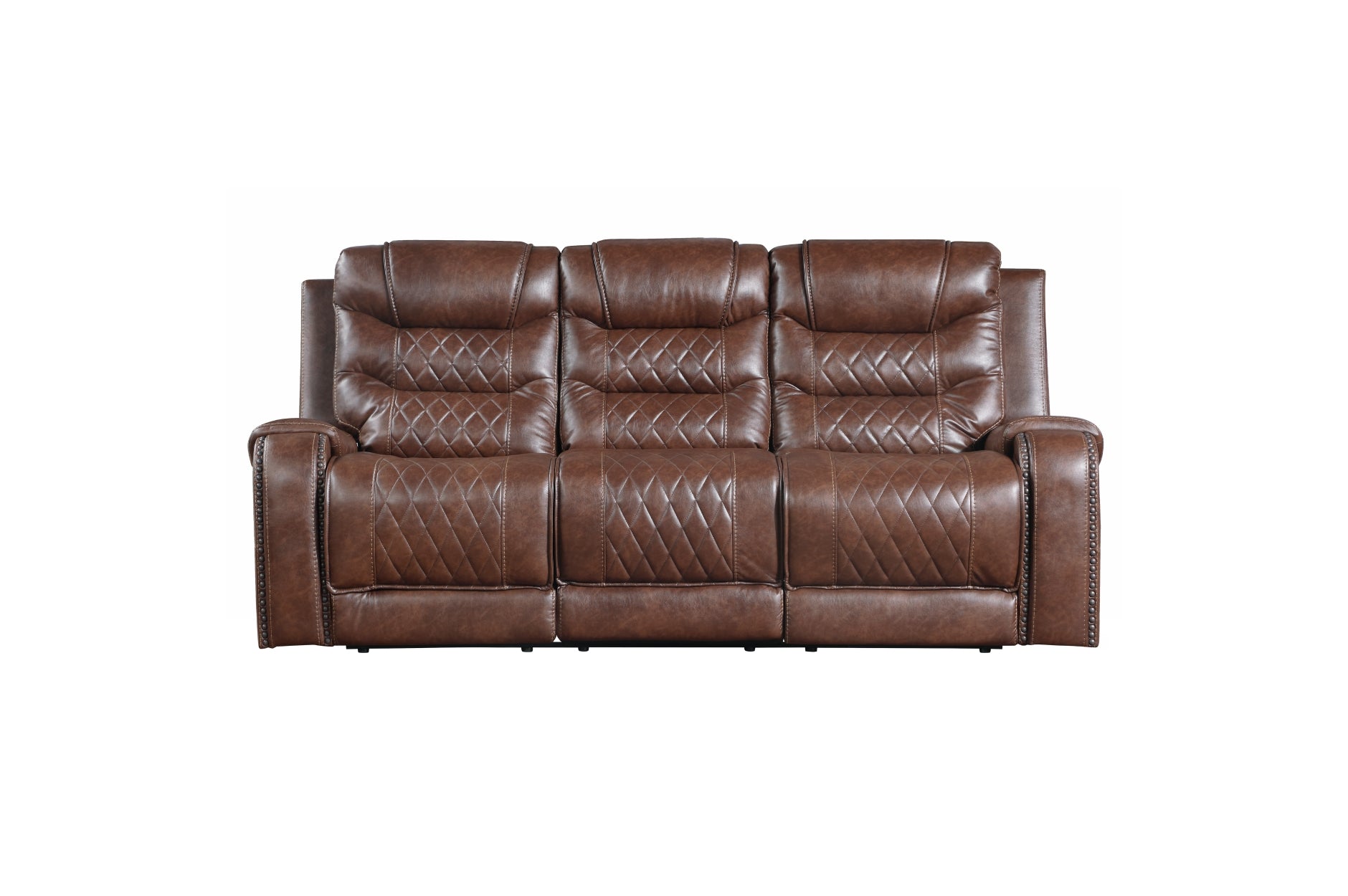 Putnam Brown Reclining Living Room Set - SET | 9405BR-1 | 9405BR-2 | 9405BR-3 - Luna Furniture - Dallas Store