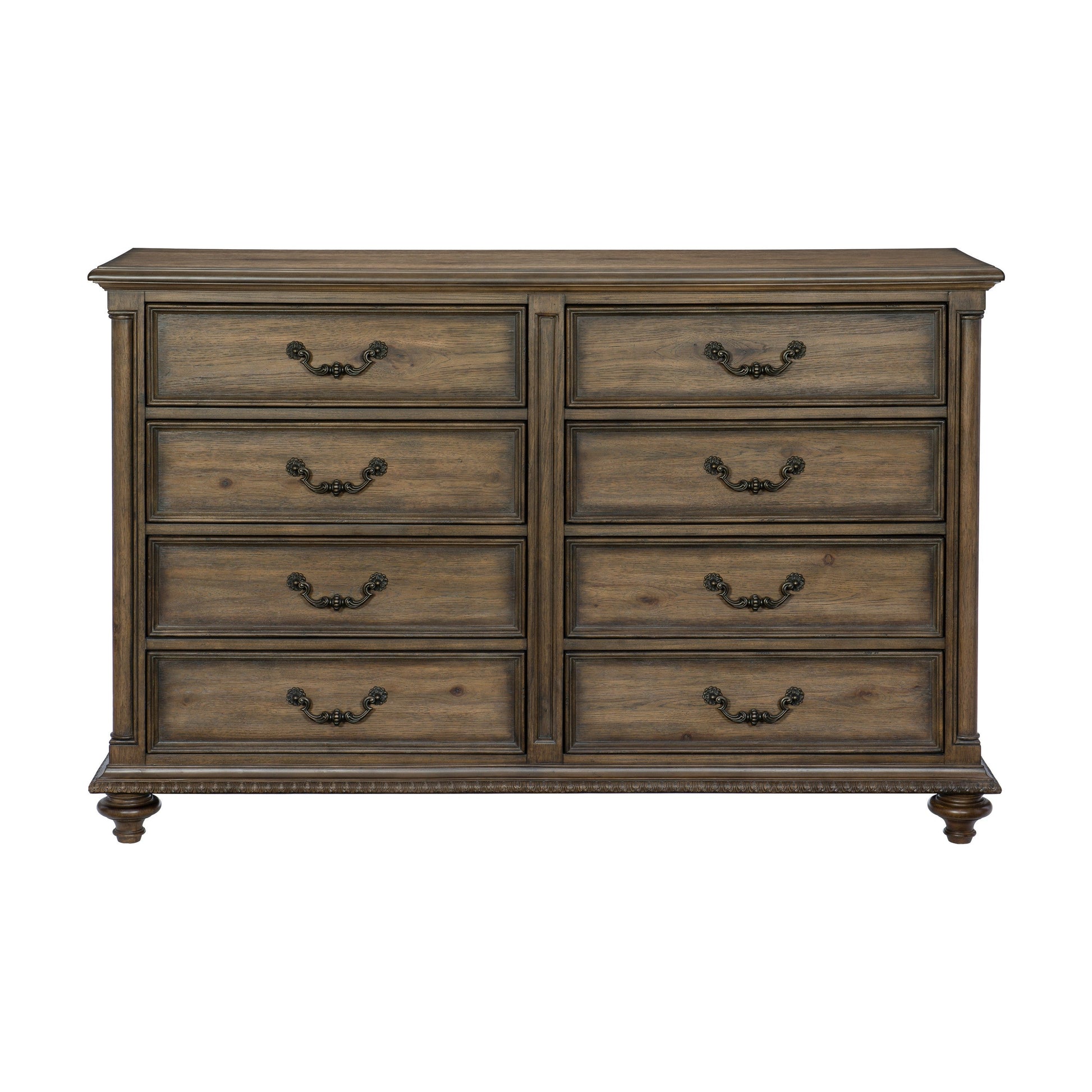 Rachelle Weathered Pecan Dresser - 1693-5 - Luna Furniture - Dallas Store