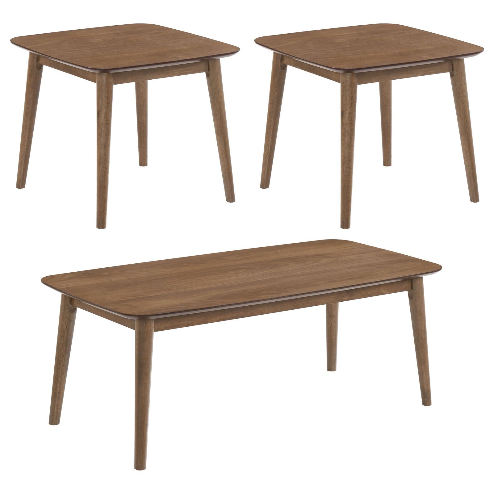 Radley 3-Piece Occasional Set Natural Walnut - 753524 - Luna Furniture - Dallas Store