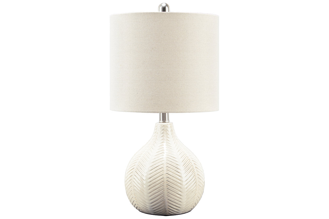 Rainermen Off White Table Lamp - L180024 - Luna Furniture - Dallas Store