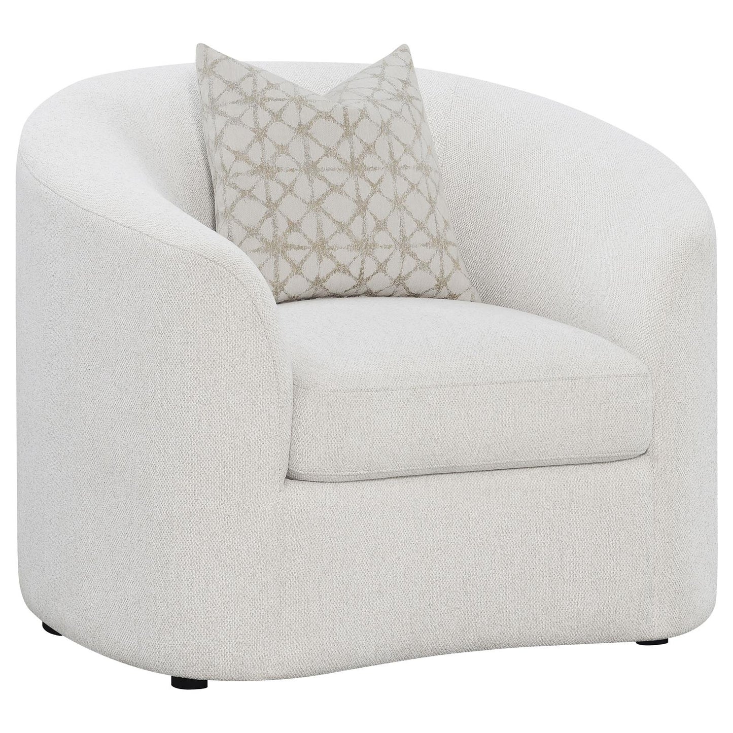 Rainn Upholstered Tight Back Chair Latte - 509173 - Luna Furniture - Dallas Store
