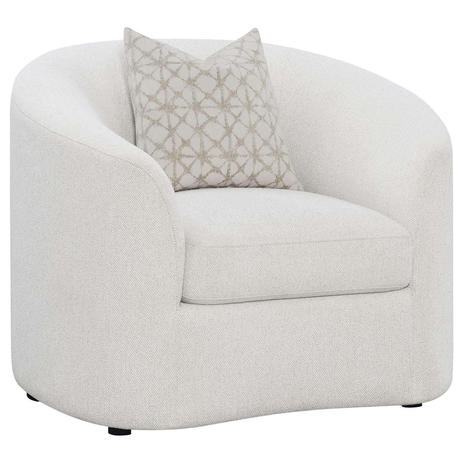 Rainn Upholstered Tight Back Chair Latte - 509173 - Luna Furniture - Dallas Store
