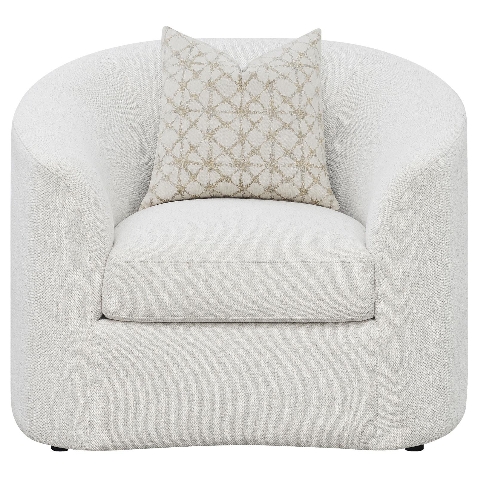 Rainn Upholstered Tight Back Chair Latte - 509173 - Luna Furniture - Dallas Store
