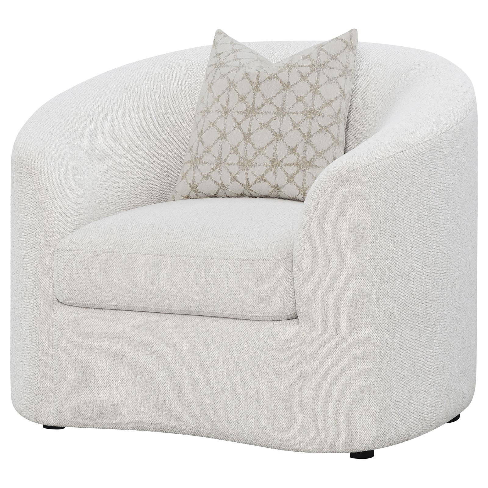Rainn Upholstered Tight Back Chair Latte - 509173 - Luna Furniture - Dallas Store
