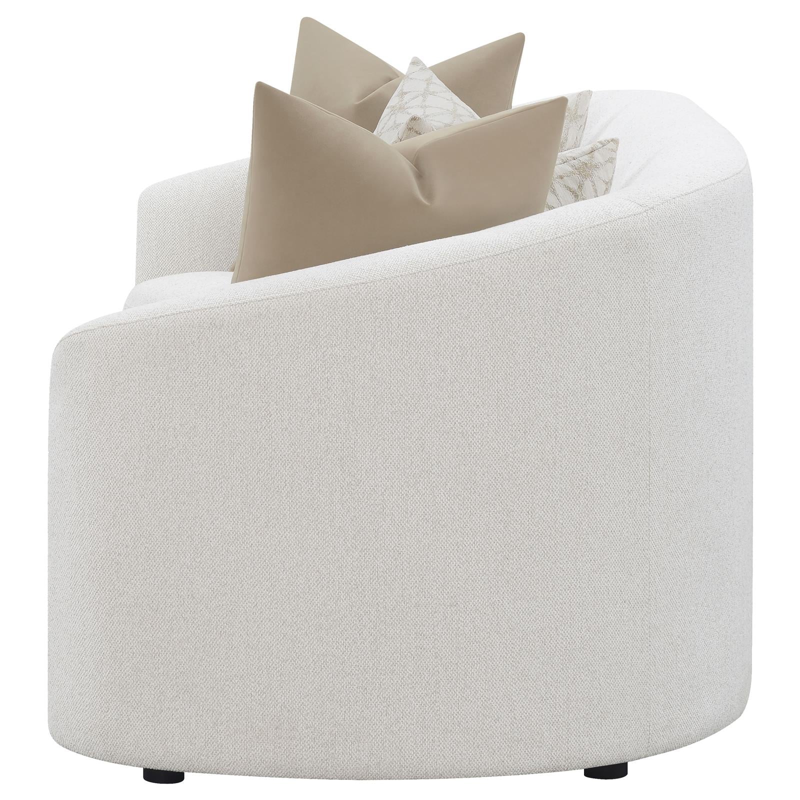 Rainn Upholstered Tight Back Sofa Latte - 509171 - Luna Furniture - Dallas Store