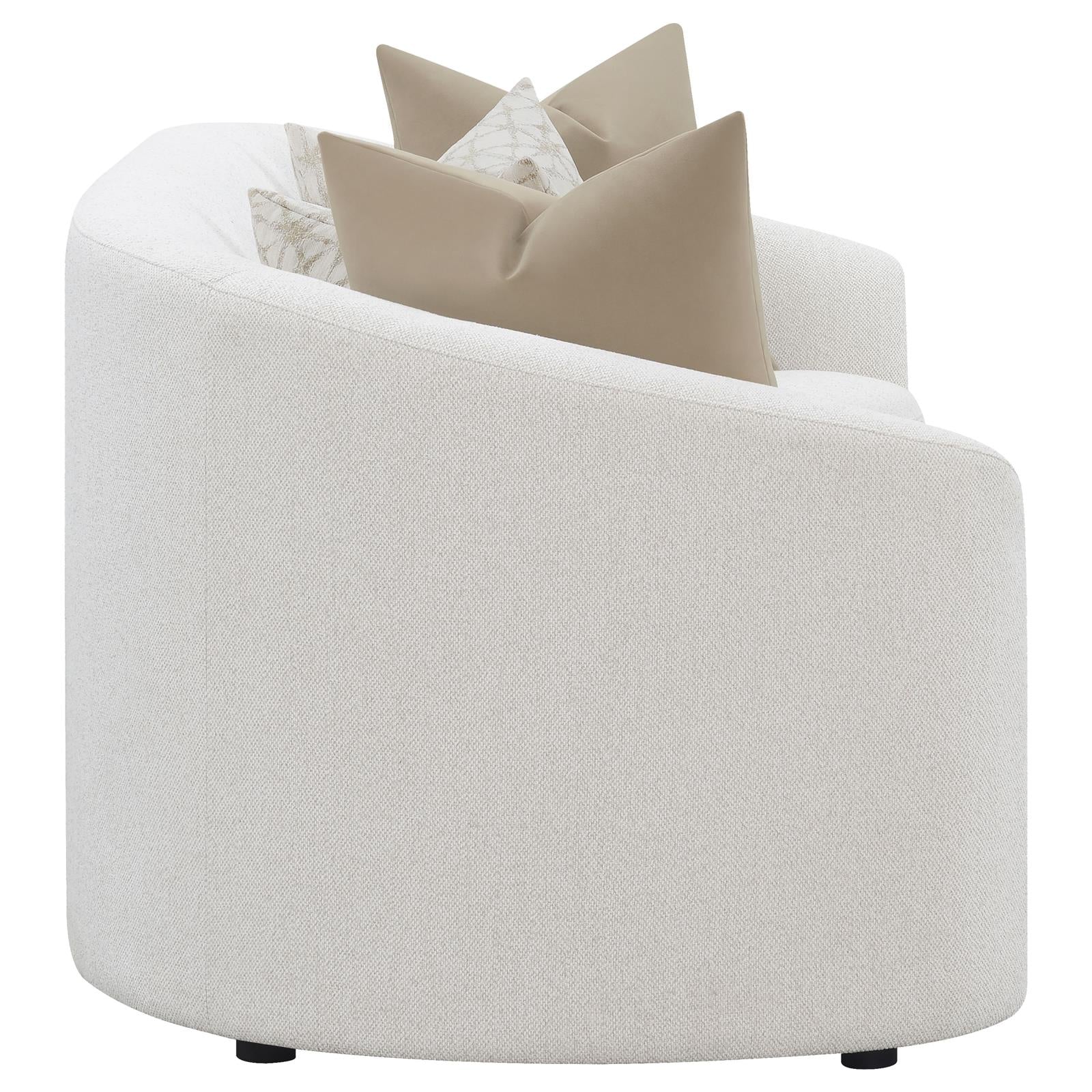 Rainn Upholstered Tight Back Sofa Latte - 509171 - Luna Furniture - Dallas Store