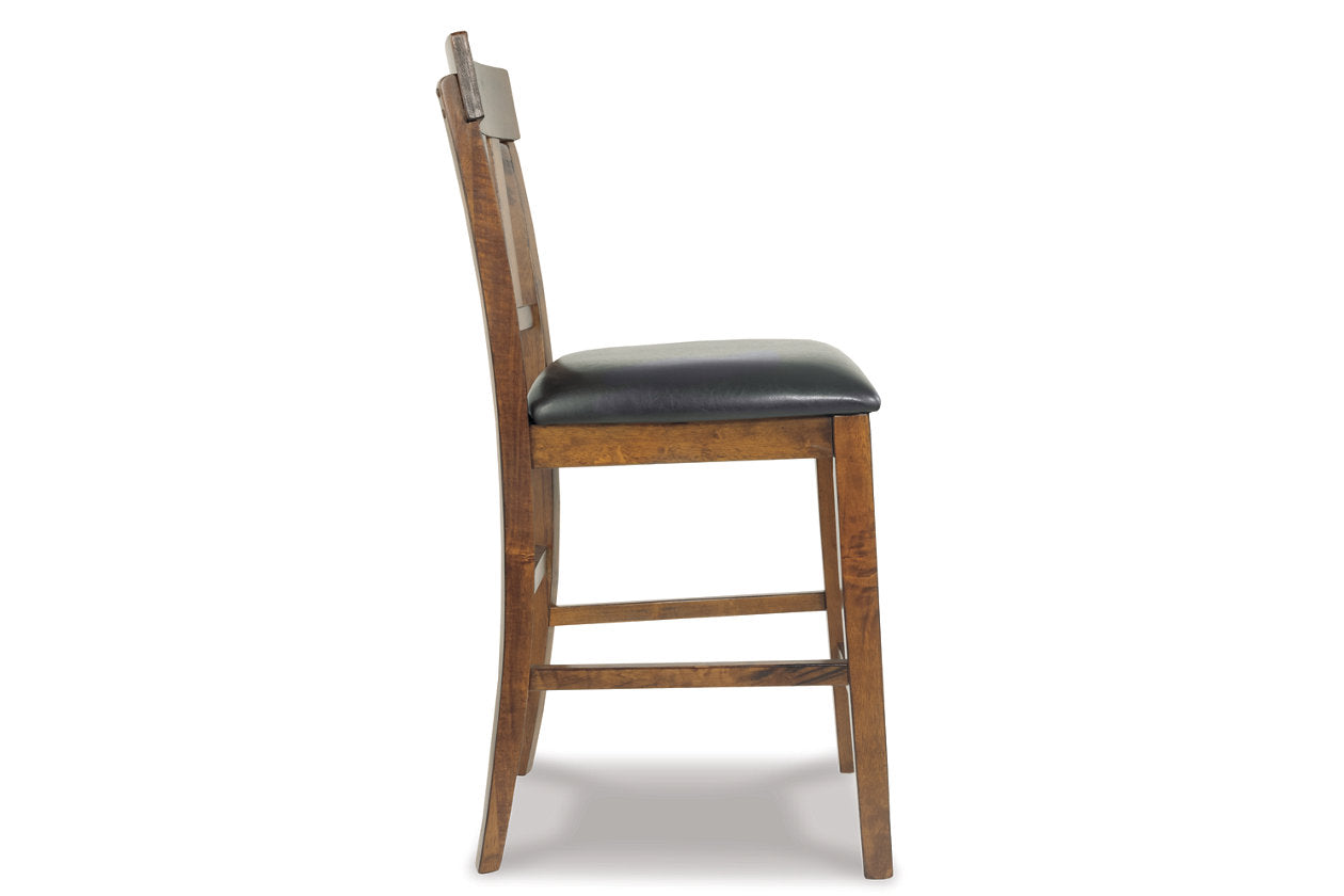 Ralene Medium Brown Counter Height Barstool, Set of 2 - D594-124 - Luna Furniture - Dallas Store