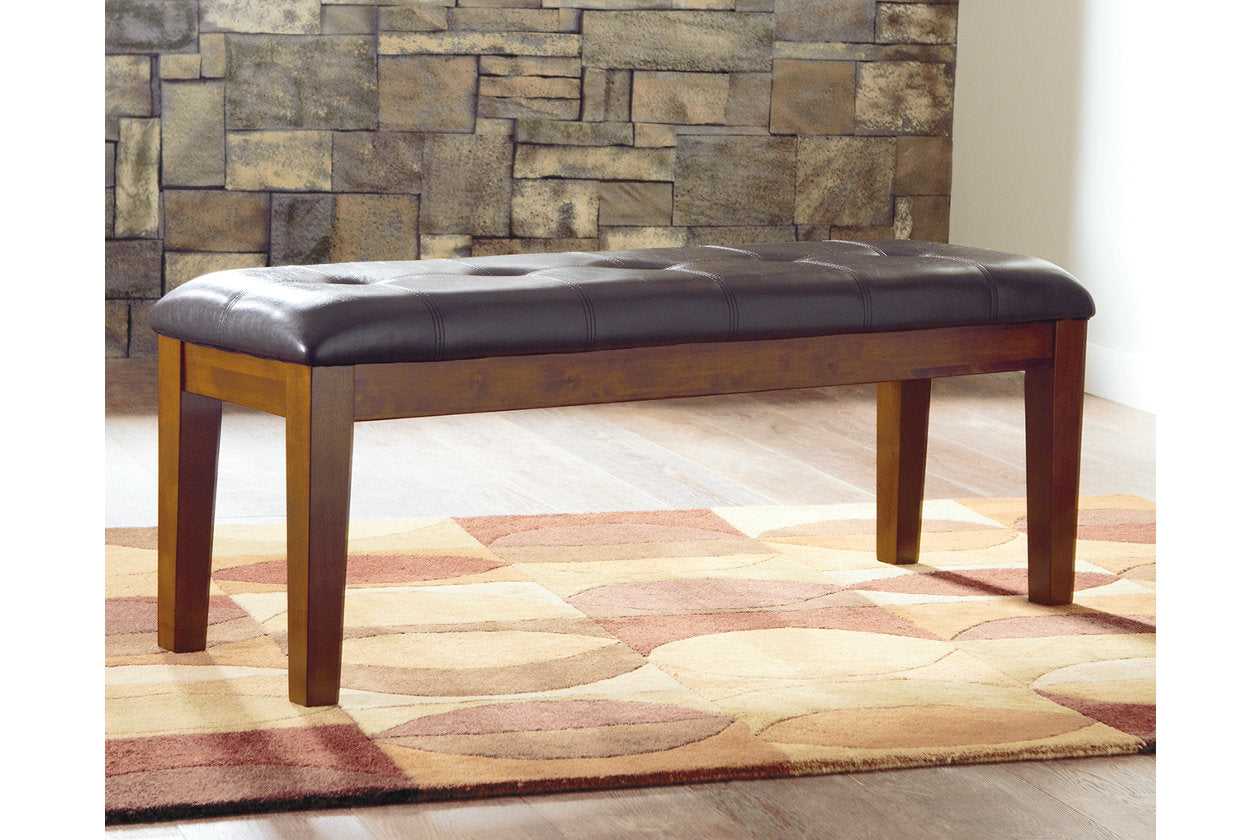 Ralene Medium Brown Dining Bench - D594-00 - Luna Furniture - Dallas Store